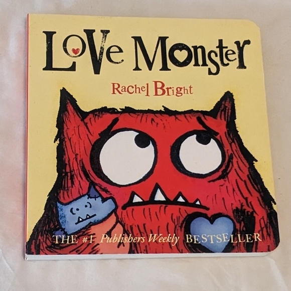 💥 Love Monster by Rachel Bright Children's Board Book - Picture 1 of 1